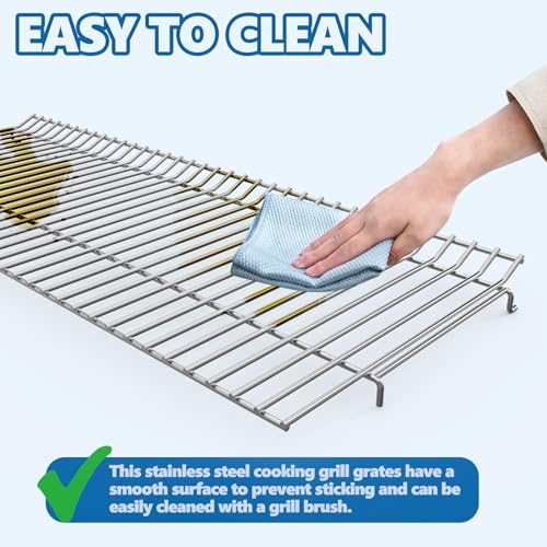 Image of SafBbcue Grill Warming Rack for Traeger Woodridge TFC97XLH TFB97JLH TFC97JLK, Stainless Steel Grill Upper Rack Replacement Parts for Traeger Wood Pellet Grill