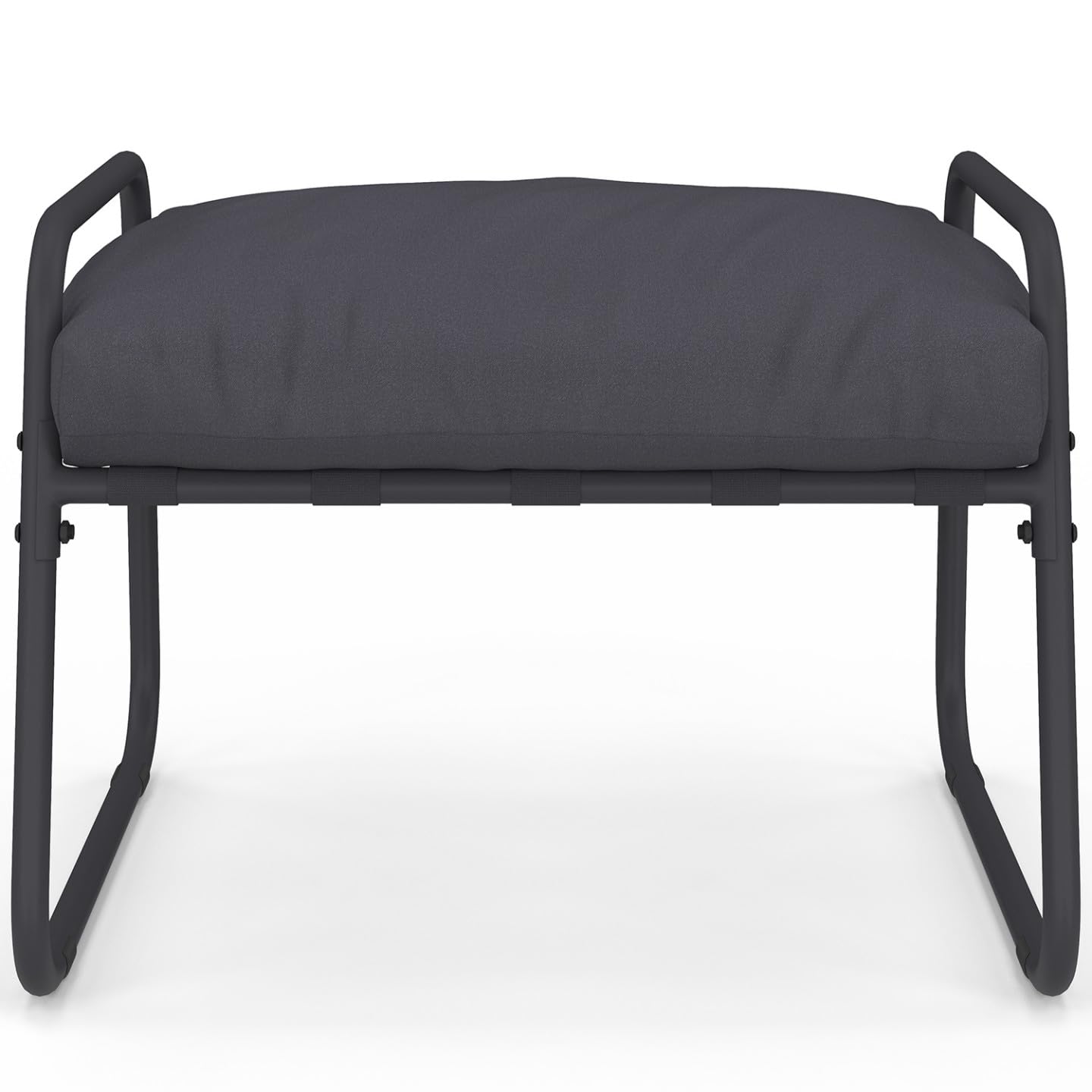 IDMarket - Lot de 2 fauteuils de Jardin Marco Gris Anthracite