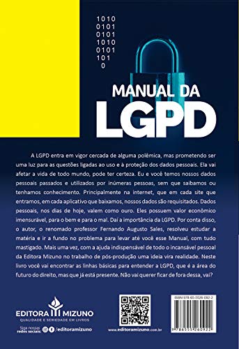 Manual da LGPD - Lei Geral da Proteção de Dados: lei 13.709/2018 Devidamente Atualizada com a lei 13