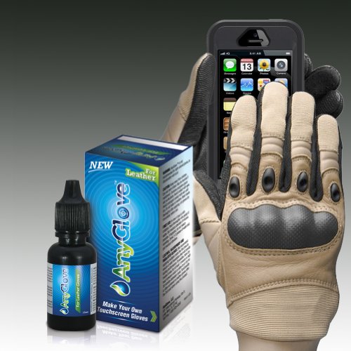AnyGlove for Leather - Works on All Types of Leather Gloves. Turn Your New or Old Gloves Into Touchscreen Compatible Gloves, Touchscreen Motorcycle, Cycling, Ski, Snowboarding, Work Offroad Gloves
