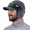 Coldshield Trapper,Coldshield Trapper Hat,Blocking Knitted Hats,Blocking Knitted Hats with Ear Flaps and Wool Brim for Men (Gray)