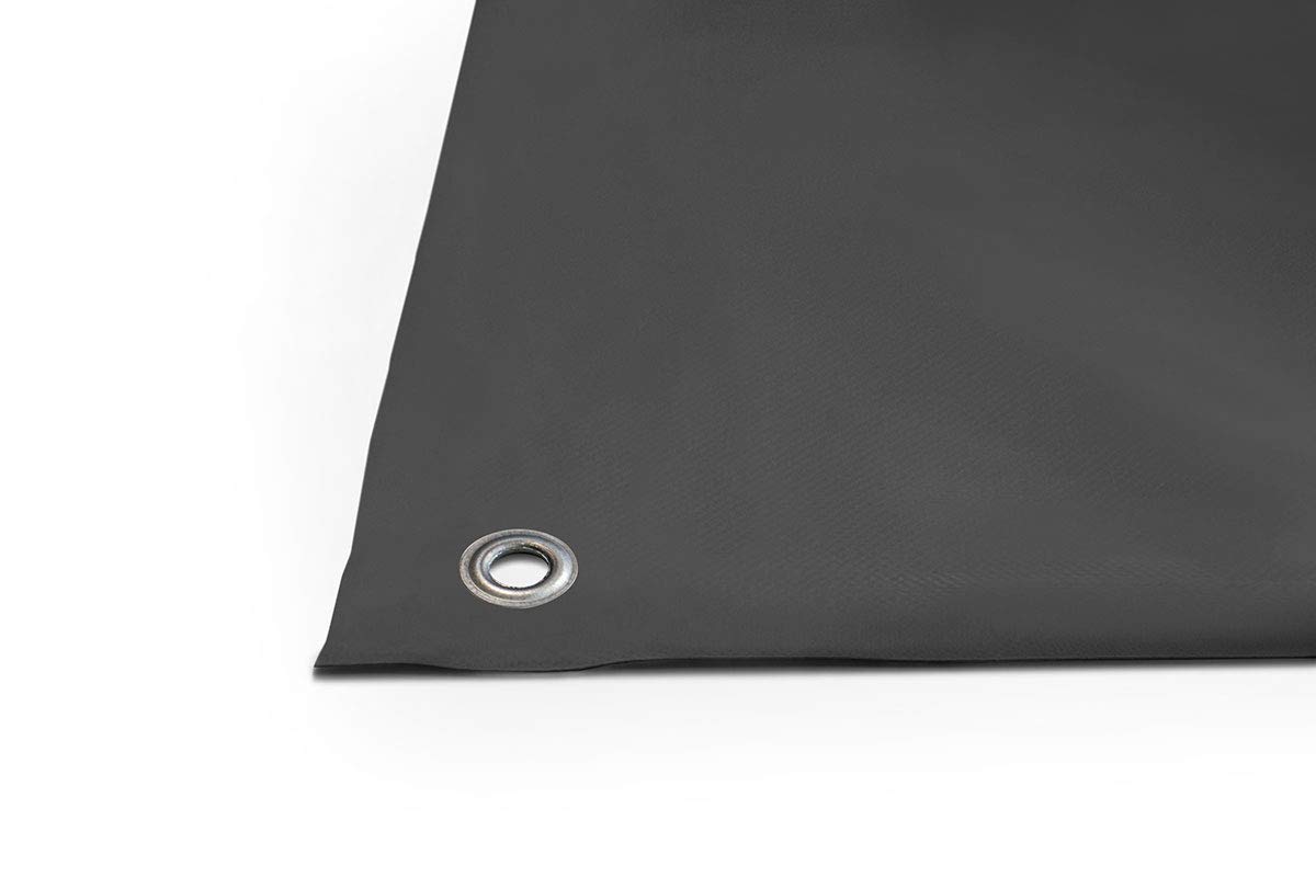 610g/m²) Bâche De Camion, Bâche PVC Avec œillets 12 Mm, Bâche Industrielle, Bâche En Tissu, Bâche, Sans Ourlet (2,5m X 7m, Gris RAL7042