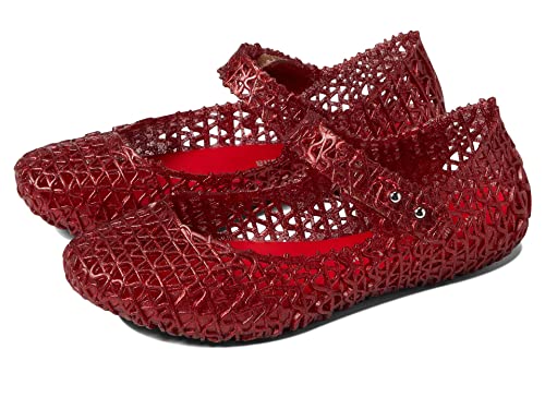 Mini Melissa Girl's Campana Papel Bb (Toddler/Little Kid) Red Glitter 10 Toddler M #TOP13