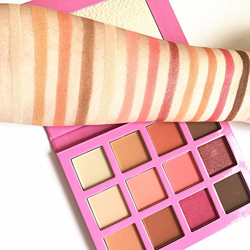 Lonme Makeup Palette 12 Color Eyeshadow Palette Sweet Peach Smell Matte Shimmer High Pigmented The Mag