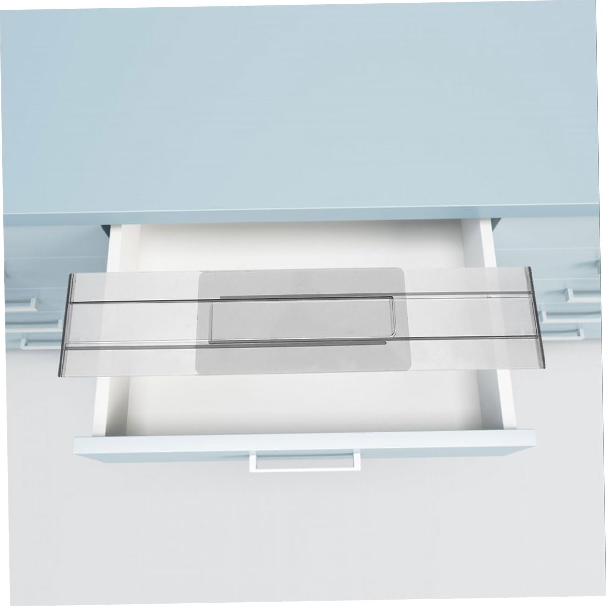 8piezas Divisores De Cajón Ajustables Organizadores Transparentes Expandibles Para Almacenamiento De Ropa Calcetines y Ropa Interior Cocina Oficina y Dormitorio