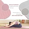 UMINEUX-Yoga-Mat-Extra-Thick-13-Non-Slip-Yoga-Mats-for-Women-with-Alignment-Marks-Eco-Friendly-TPE-Fitness-Exercise-Mat-with-Carrying-Strap-Storage-Bag UMINEUX Yoga Mat Extra Thick 1/3'' Non Slip for Women, Eco Friendly TPE Fitness Exercise Mat with Carrying Sling & Storage Bag