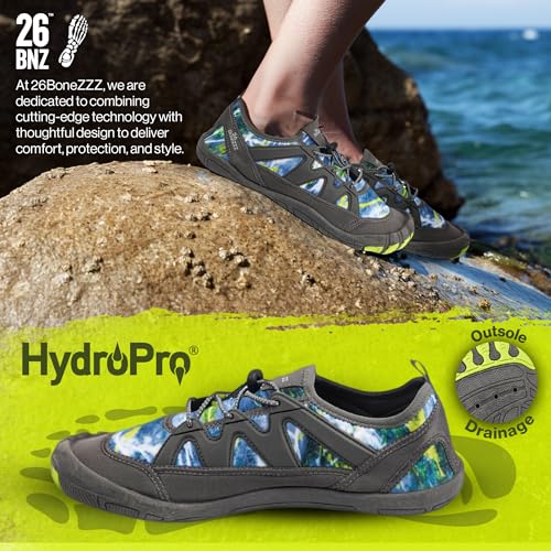 Bonezzz Hydrozzz Aqua Socks – Lightweight, Quick-Dry Water Shoes w/HydroPro Grip3