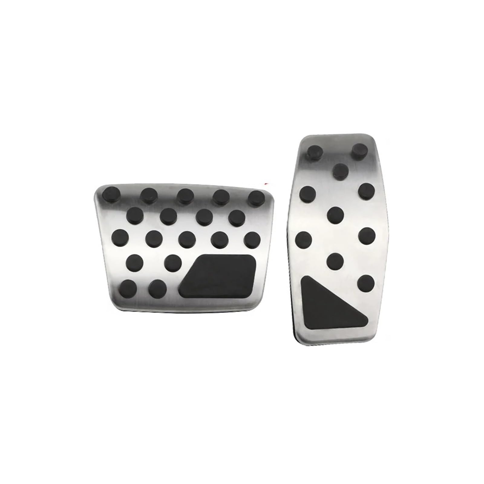 SHGUOMSC Accelerator Brake Pedal For Jeep Renegade 2015-2020 Compass 2017 Stainless Steel Gas Pedals Protection Pads Car(AT without Rest)