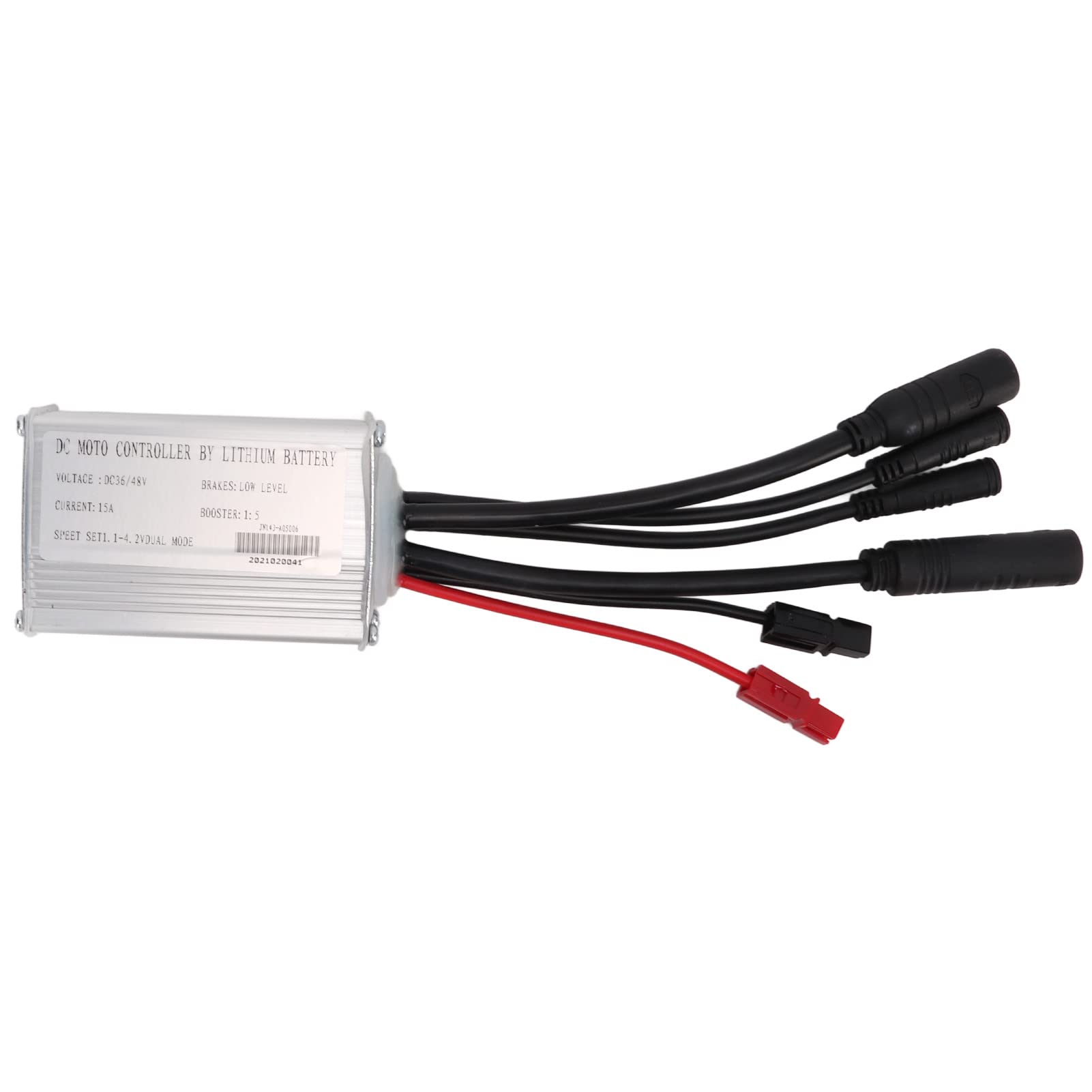 Centralina Bici Elettrica, 36V/48V 15A Brushless Motor Controller S866 Display LCD Impermeabile Cavo da 1 a 2 per Scooter Elettrico