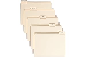 Smead Monthly File Folders for Organized Document Storage