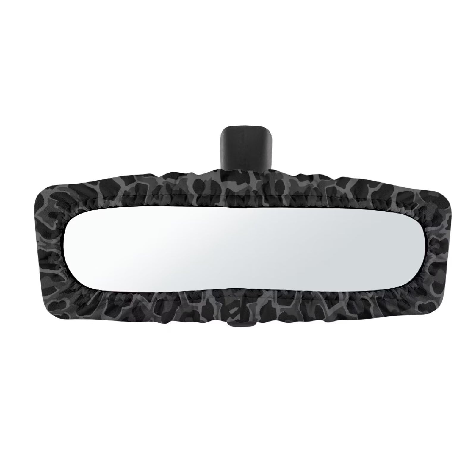 Darisoco Leopard Black Universal Cars Mirror Cover for Rear View Auto Back View Mirror Protector Anti Dust and Fingerprints Fit Most Vehicle