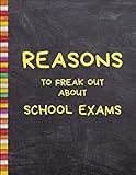 Reasons To Freak Out About School Exams: 2019-2020 Week Planner