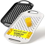Food Trays for Eating on Couch - 2 Pack - Non Slip...