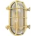 Produktbild Tilbury Schiffslampe schiffsleuchten Gitter lampe aus massivem Messing wasserdichte Leuchter Licht lampe Nautische Marine Boot Wandlampe Industrielicht