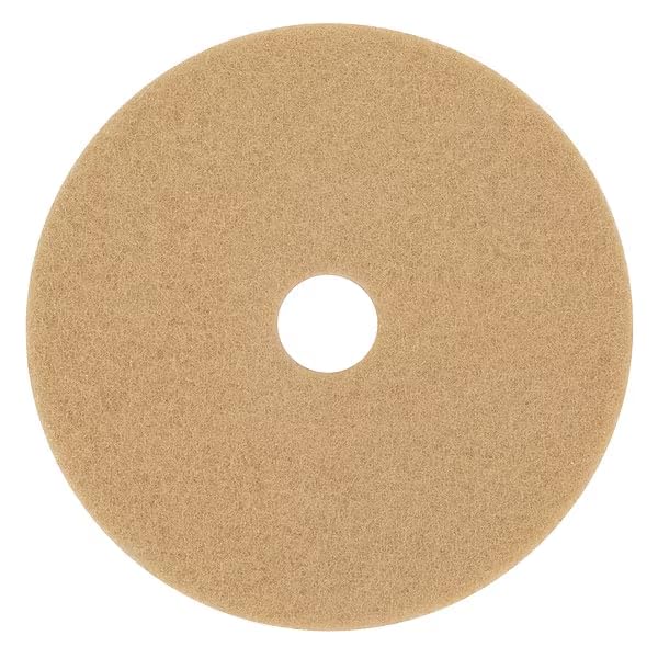 Burnishing Pad, 27 in, Tan, PK5, Mfr: 3400-A