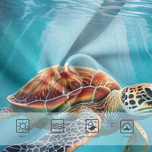 Toddler Underwear Floral 2t Cotton Girl Panties Cute Artistic Undies Kids Briefs Colorful Underwater Sea Turtle3