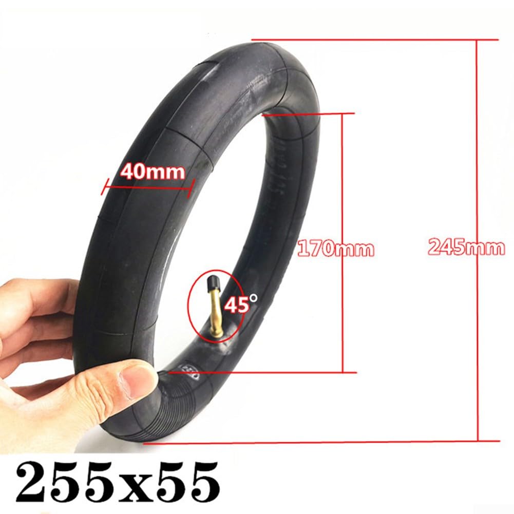 Camera d'Aria e Pneumatico Esterno 255 x 55 per Passeggino a Tre Ruote, Scooter elettrici, Scooter a Gas, Pocket Bike e Scooter