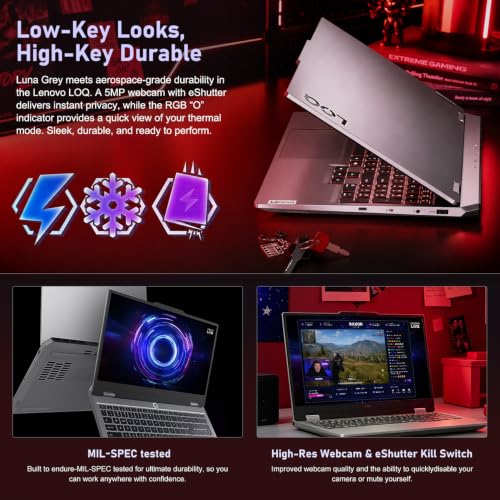 Image of Lenovo LOQ RTX 5070 Intel Core i7-13650HX 64GB 2TB Gaming Laptop