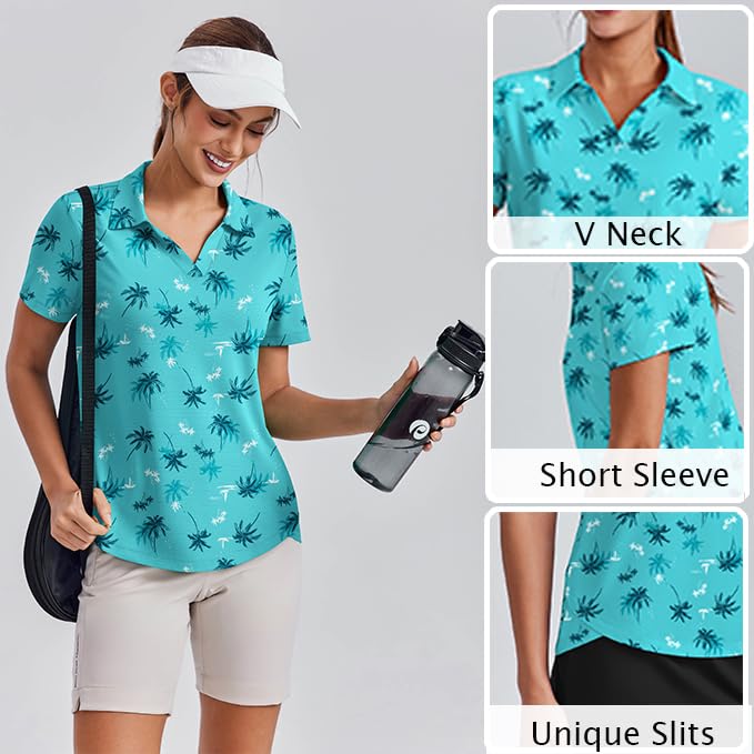 PINSPARK Loose Fit Golf Tennis Polo