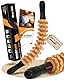Grovetix Massageroller Faszienstab aus hochwertigem Buchenholz Faszienrolle holz ideal für eine schonende und gleichzeitig effektive Massage