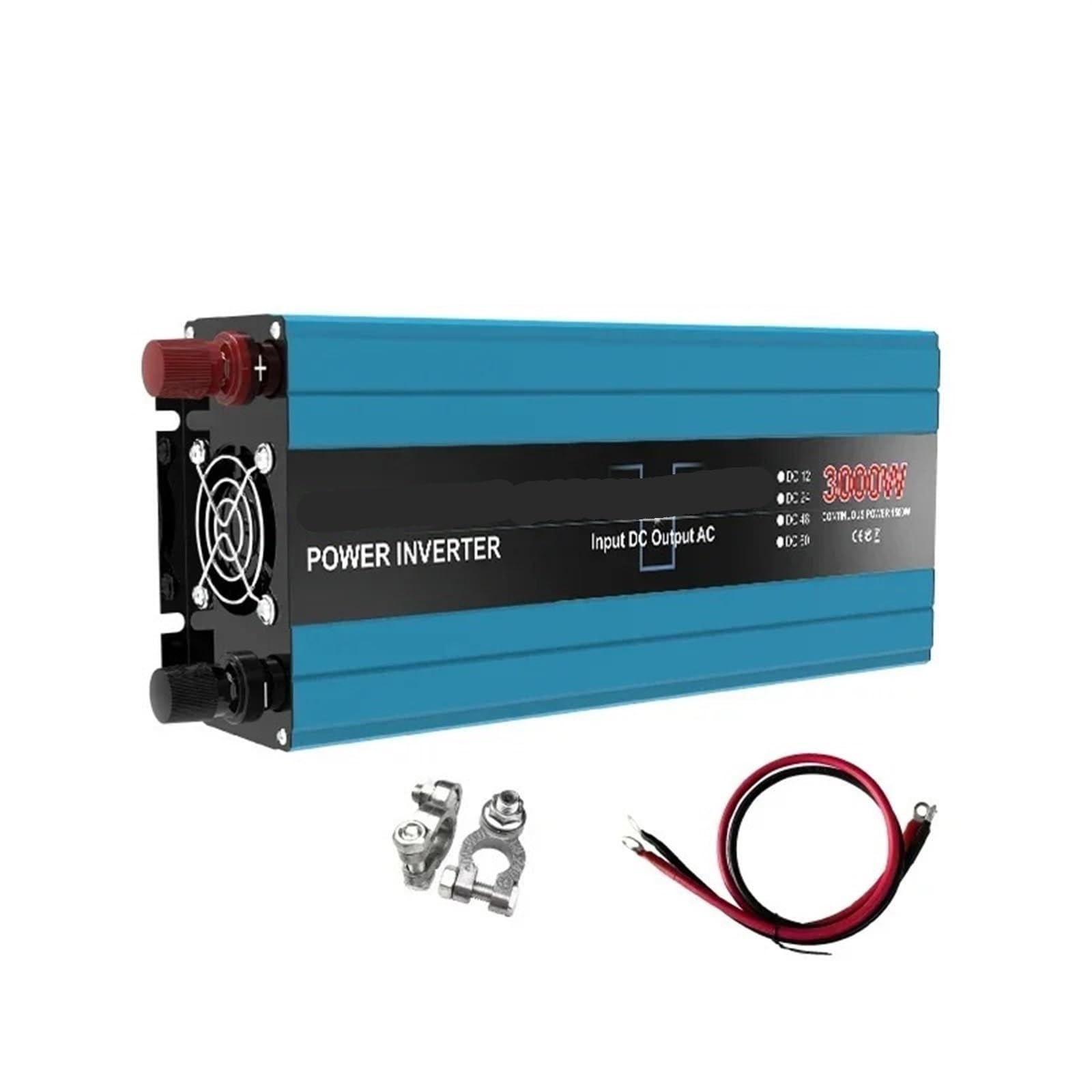 Modyfikowany falownik sinusoidalny DC 12V/24V do v 1500W konwerter mocy szczytowej 3000 W falowniki napięcia 50 Hz transformator samochodowy solarny,Stabilna konwersja mocy
