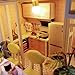 GuDoQi DIY Miniature Dollhouse Kit, Tiny House kit with Furniture and Music, Miniature House Kit 1:24 Scale, Great Handmade Gift for Birthday Easter Day, Sweet Time House