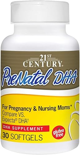 21st Century Cápsulas blandas de DHA PreNatal - 30 unidades, paquete de 3