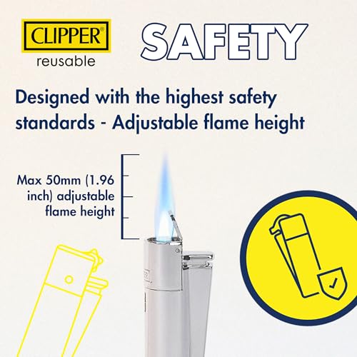 Clipper Jet Flame Refillable Lighter 48 Pack miniatura 4