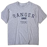 GreatCitees Ranger Texas T-Shirt EST XL Grey
