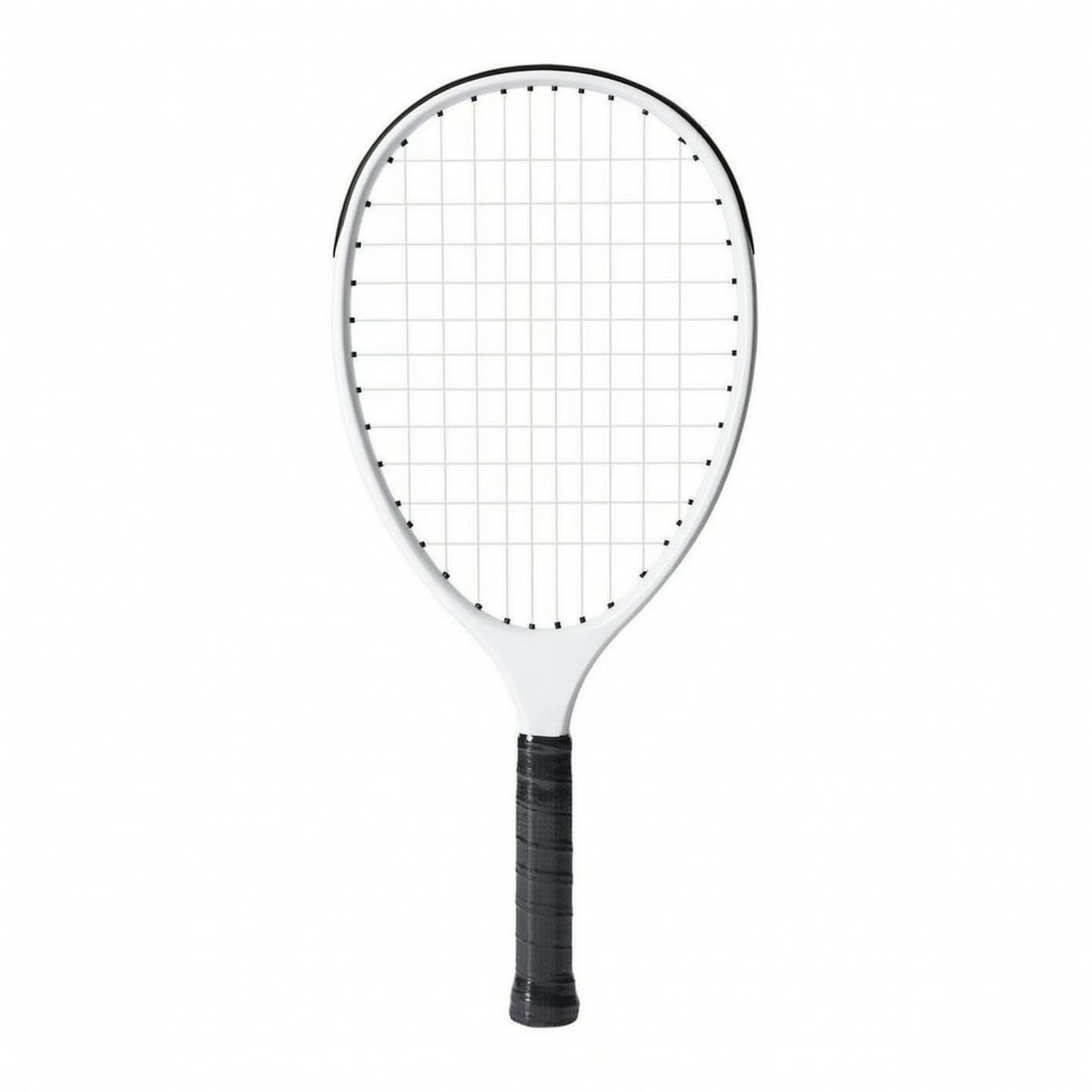 LOVIVER Raqueta de Tenis Raqueta Pala Cuerda Marco Empuñadura de Material Compuesto con Respuesta Consistente y Tensión Recomendada de 50 Adecuada para Clases