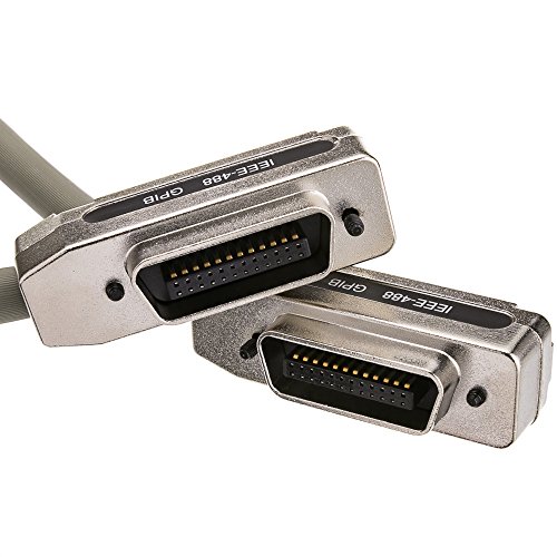 CableWholesale GPIB/HPIB Daisy Chain Cable, IEEE-488, CN24 Male and Female on Each End, 2 Meter (6.6 Foot)