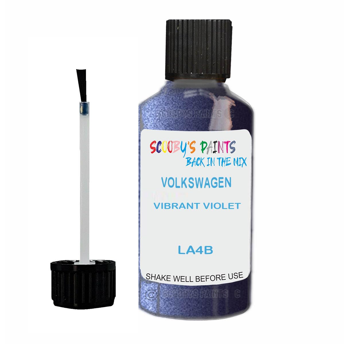 Scoobys Paints Back In The Mix Vibrant Violet Touch Up Paint For Volkswagen La4b Metallic
