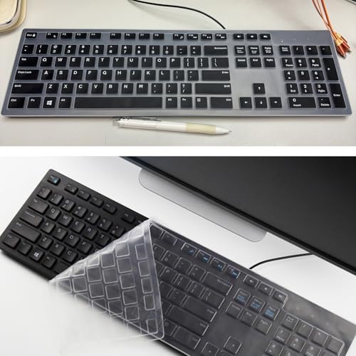 Protector de teclado para computadora de escritorio Kaeltsyn miniatura 3
