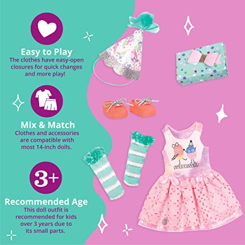 Glitter Girls – What A Surprise! – 14-Inch Deluxe Birthday Party Doll Outfit – Toys, Clothes, & Accessories For Girls Ages 3 & Up #TOP3