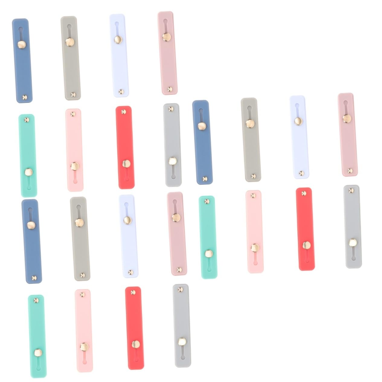 Hemobllo 3 Sätze Smartphone-teleskopgriff-handyhalter Für Gürtel Silikon-Handy-fingergriffe Smartphone-silikonhalter 8 Stück * 3