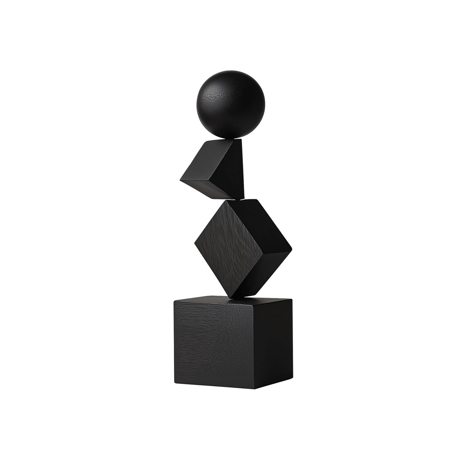 Zhaoj24-05 Art Sculptures Modern Creative Geometric Art Wood Sculpture Ornament for Living Room and Bedroom Decoration