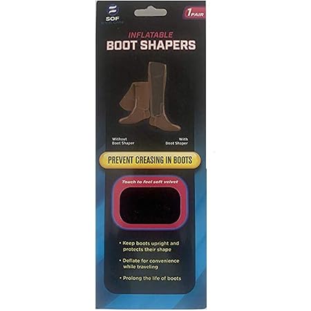 Amazon.com: Just Solutions Inflatable Boot Shapers, Aqua Dots - For ...