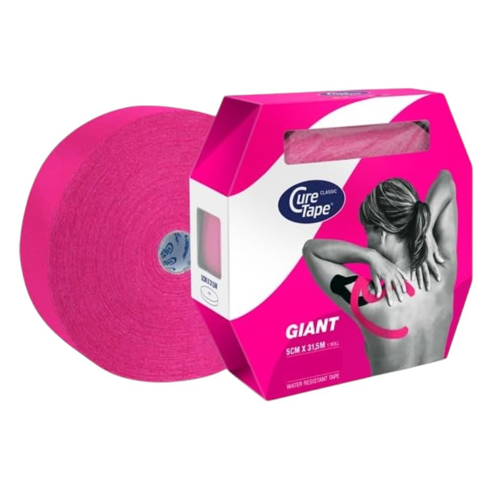 CureTape, Nastro kinesiologico, Sport Tape, impermeabile, 31,5 m X 5 cm, Pink
