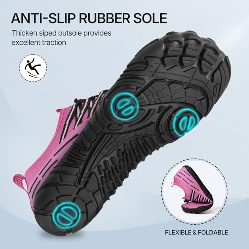 Image of ATHMILE Water Shoes for Men Women Quick Dry Aqua Shoes with Toe Protection