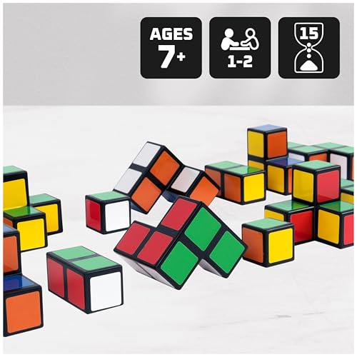 Image of Rubik's Cube, Cube It, 2-Player 3D Puzzle Sequence Board Game Stress Relief Fidget Toy Activity Cube Travel Teen Gift Idea, for Adults & Kids Ages 7+