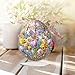 ARTopet DIY Diamond Desktop Ornament Easter Special Shaped Crystal Double Sided Pattern Single Sided Diamond Diamond Art Painting Tabletop Home Ornaments Decor-Easter Floral Egg