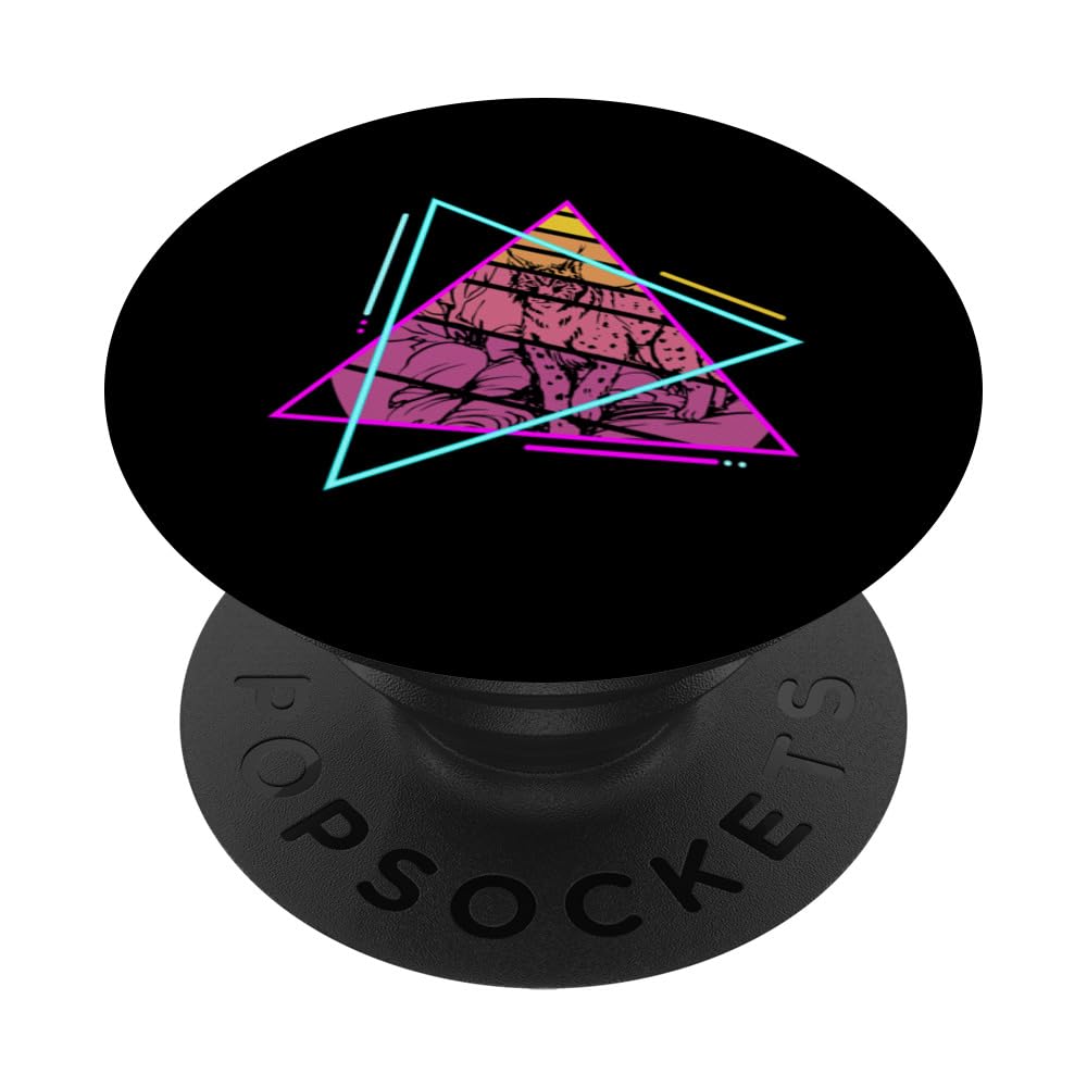 Retro Lynx Lynxes PopSockets Swappable PopGrip