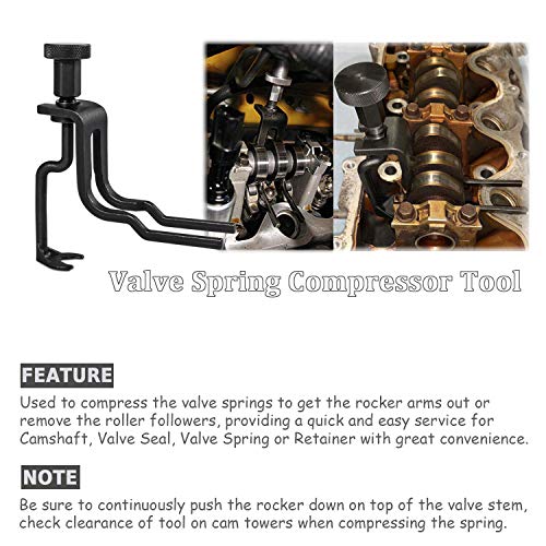 Engines Repair Tools Kit For Ford 4.6L/5.4L/6.8L 3V Valve Spring Compressor, Crankshaft Positioning Tool, Cam Phaser Holding Tool, Cam Phaser Lockout Kit, Timing Chain Locking Tool And Pulley Bolt #TOP4