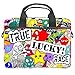 Lustige Aufkleber Laptop Schulter Messenger Bag Case Sleeve für 13,4 Zoll 14,5 Zoll Notebook Laptop Tasche Laptop Aktentasche Business Aktentasche für Männer Frauen