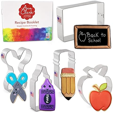 Ann Clark 5-Piece Back to School Cookie Cutter Set Cover
