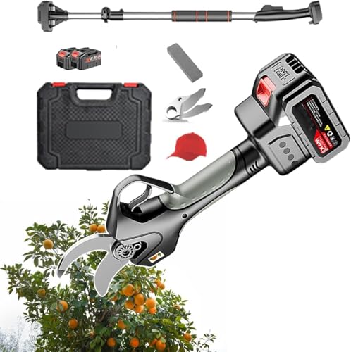 電動ハサミ, 電動剪定鋏、充電式バッテリー2個と刃付きコードレスガーデン剪定鋏、切断直径45MM