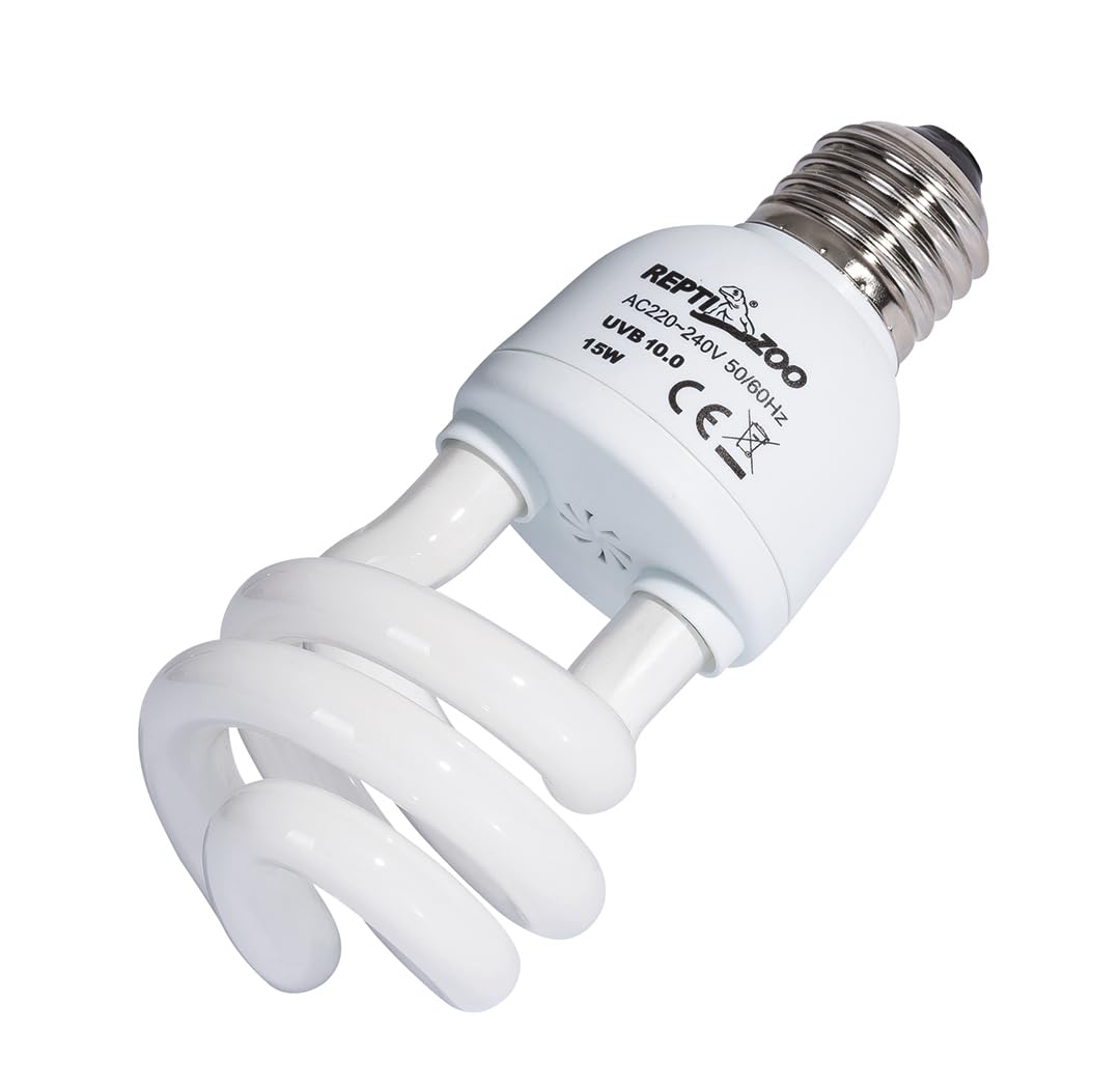 REPTI ZOO UVB 10.0 Spiral Energy Saving Lamp | High Output UVA/UVB Bulb for Desert Reptiles |15W / 26W-image-10