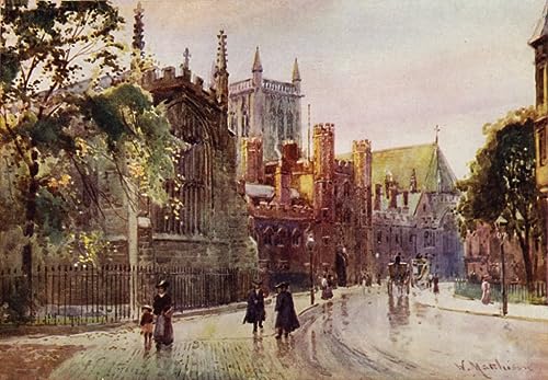 Toile St Johns College William Matthison affiche 60x90cm pour habiller un grand mur blanc de salon