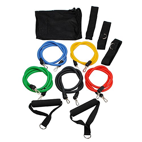 11 Pc Fitness Lattice Resistenza Bande Elastico Esercizio Set