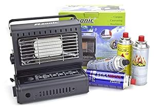 RSonic MSF-1a Gasheizung mit 12 Kartuschen